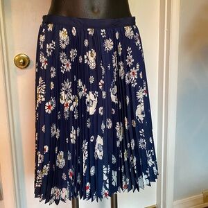 Jason Wu Fun Floral Pleated Skirt
